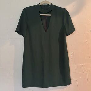 ZARA | green dress
